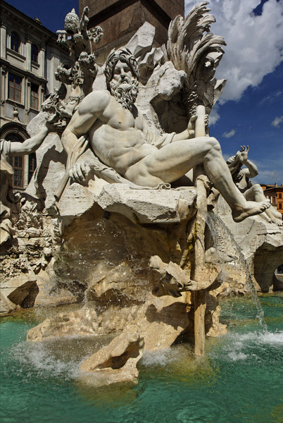 Trevi Fountain Closeup